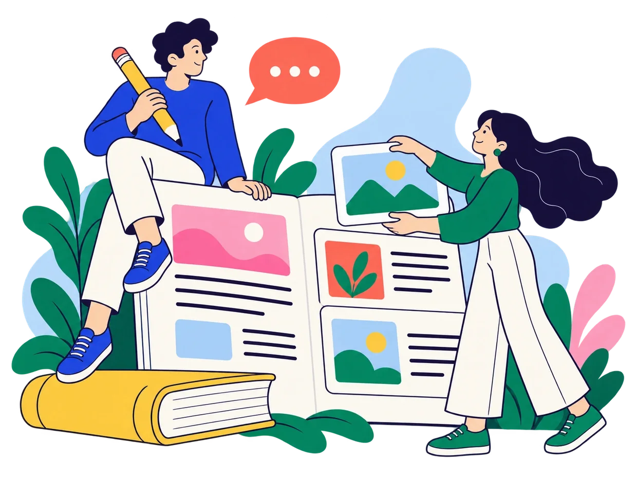 A writer and a strategist turn expertise into an open book of useful content.